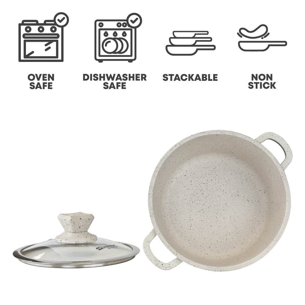 Nea Marbell Stockpot Set 5pc Natura Cream
