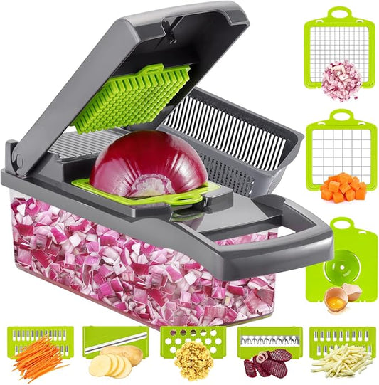 12 in 1 vegetable chopper and slicer