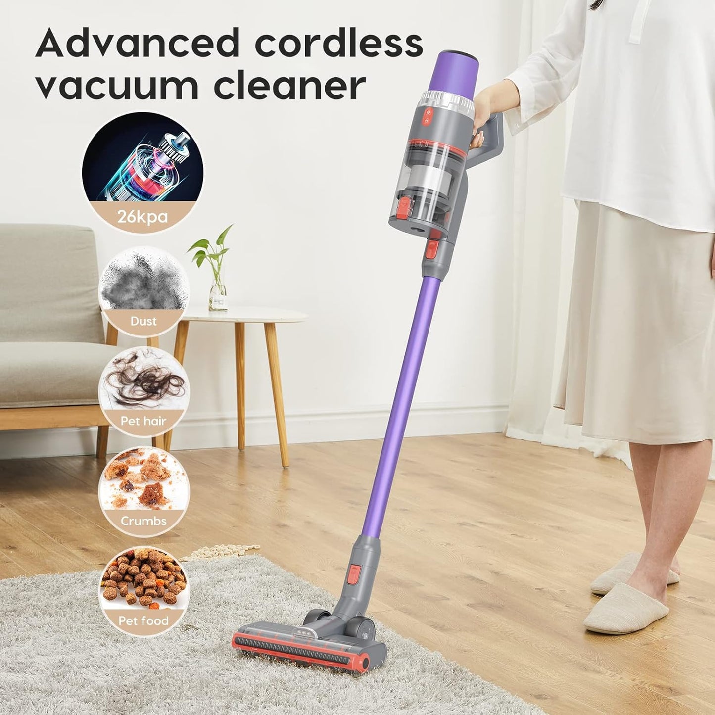 JASHEN V16 Cordless Vacuum