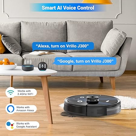 VRILLO ROBOT VACCUM AND MOP CLEANER