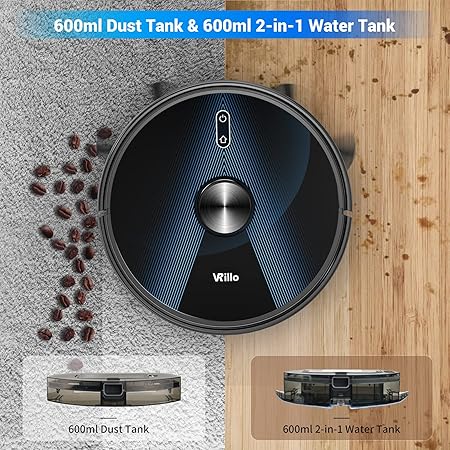 VRILLO ROBOT VACCUM AND MOP CLEANER
