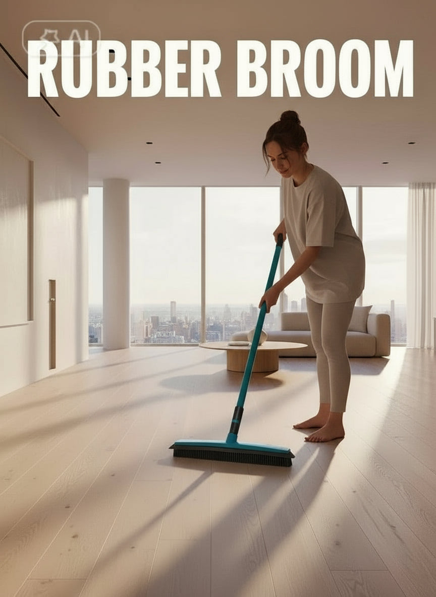 Rubber Broom