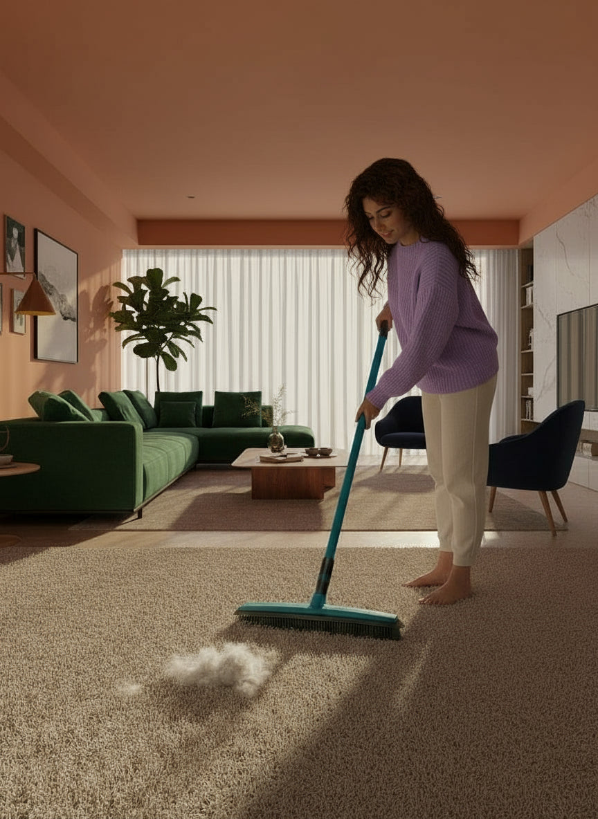 Rubber Broom