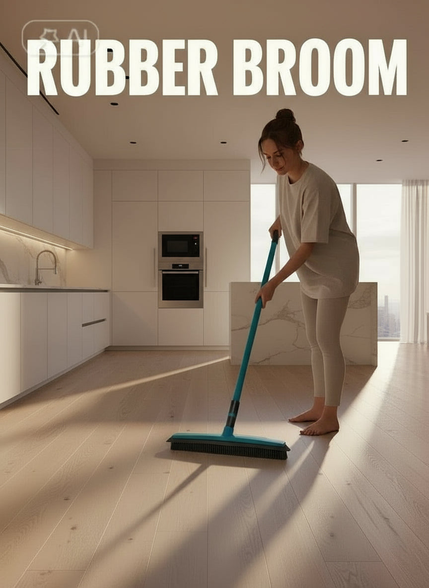 Rubber Broom
