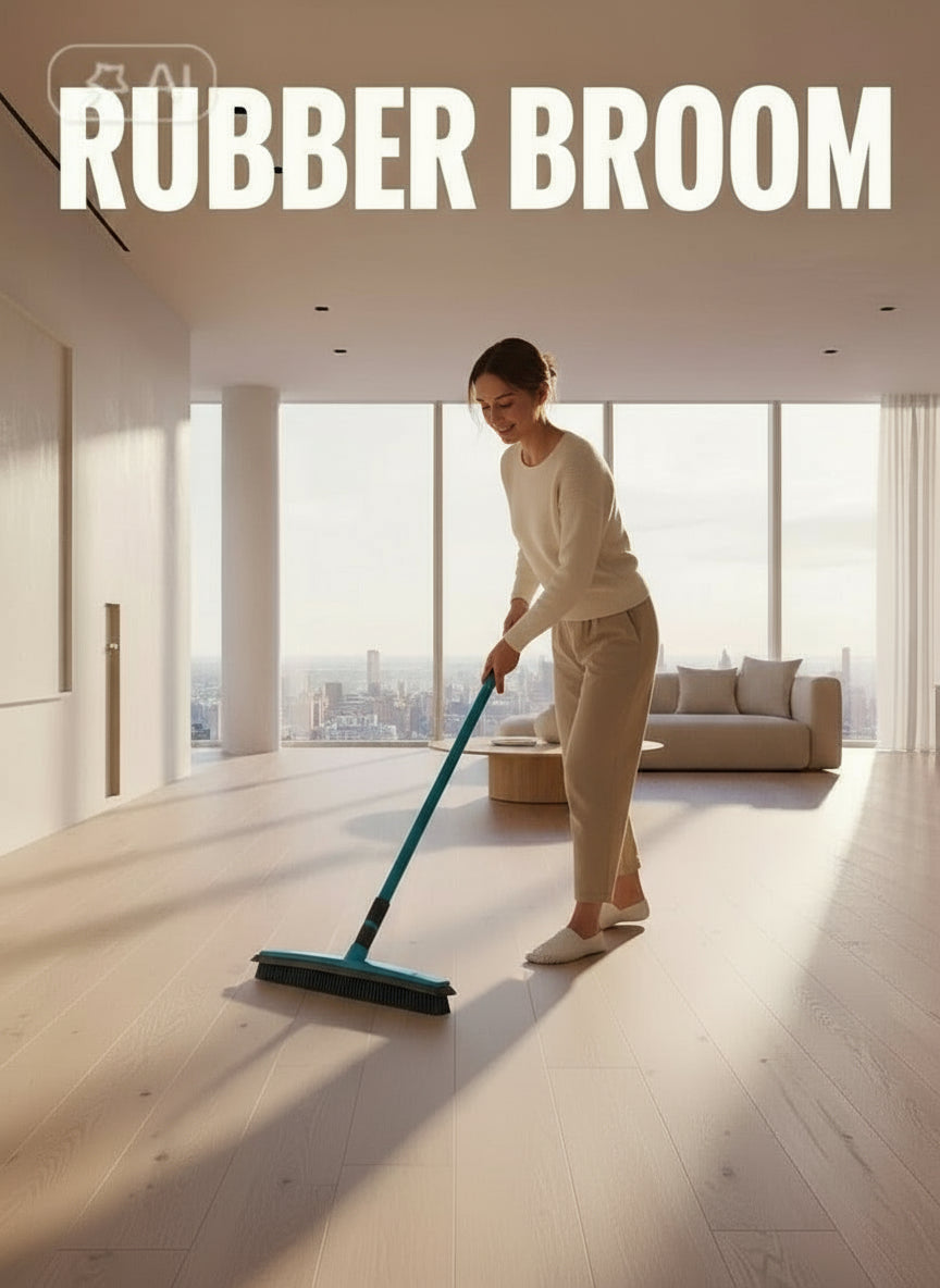 Rubber Broom