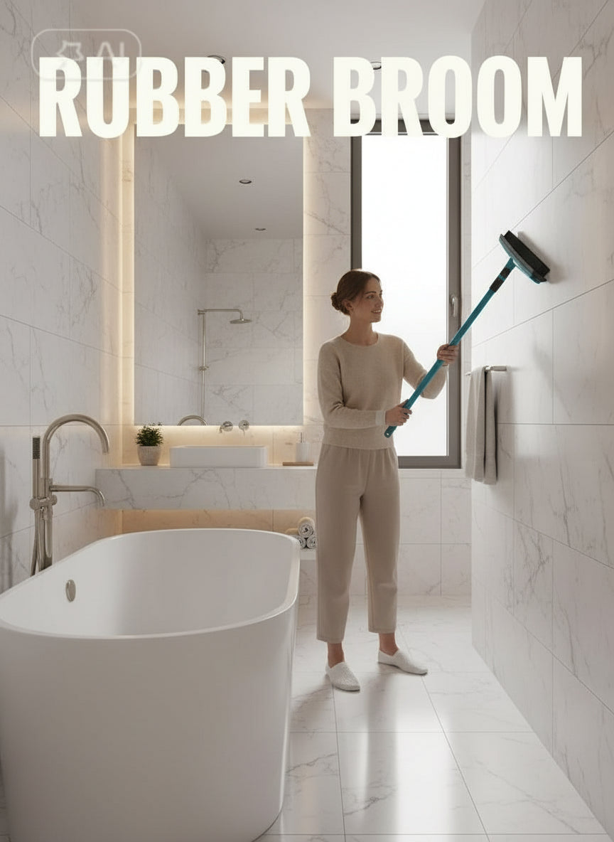 Rubber Broom