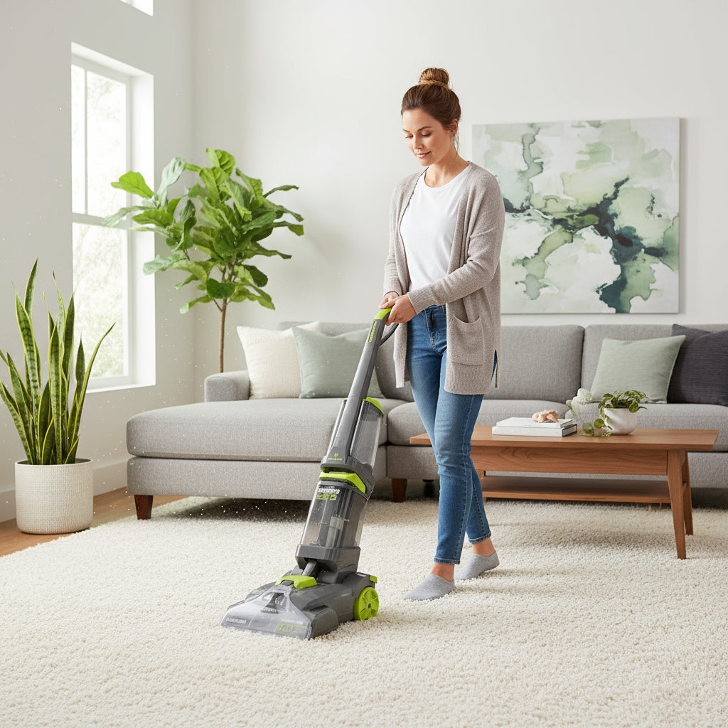 Vacuum cleaner on a white background