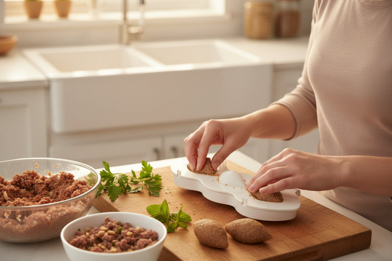 Kibbeh Express – Professional Kibbeh Maker (5cm | 7cm | 9cm | Meshwiyi)