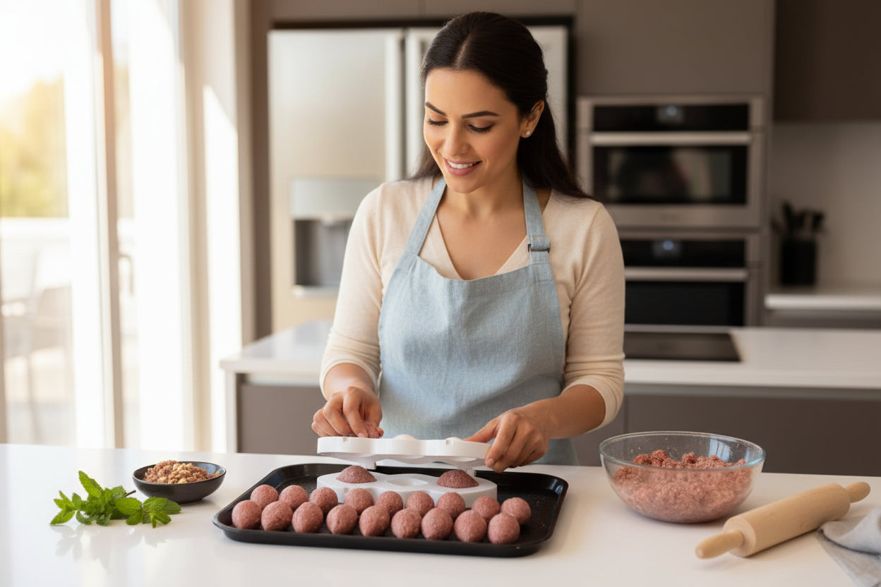 Kibbeh Express – Professional Kibbeh Maker (5cm | 7cm | 9cm | Meshwiyi)