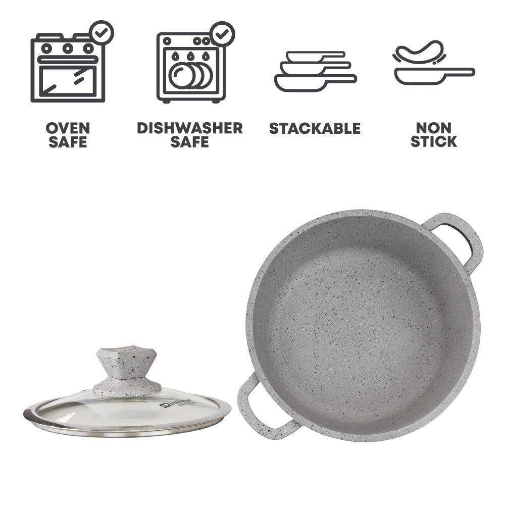 Nea Marbell Stockpot Set 5pc Grigio Grey