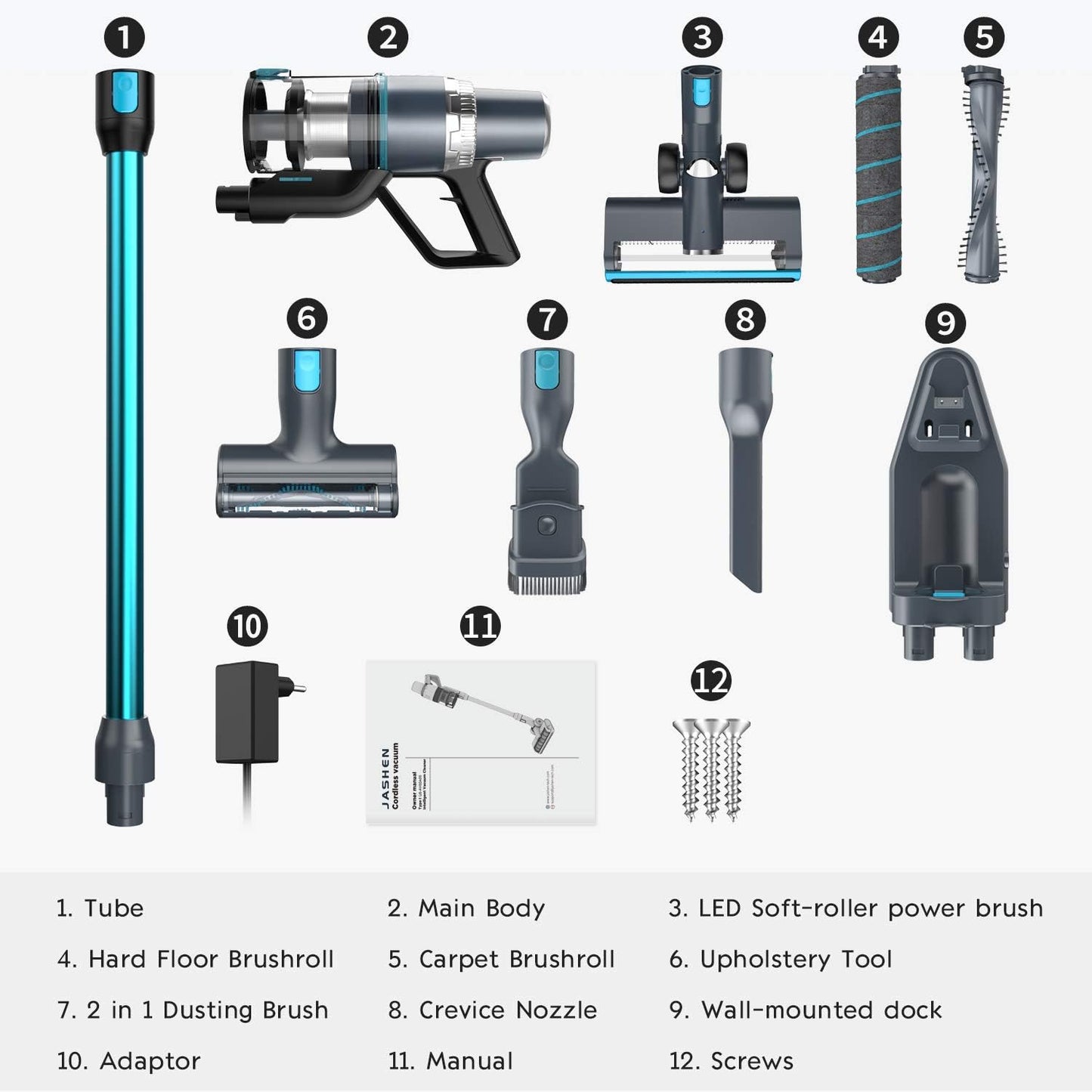 JASHEN V18 Cordless Vacuum