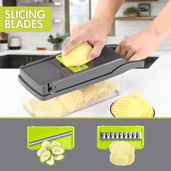 12 in 1 vegetable chopper and slicer