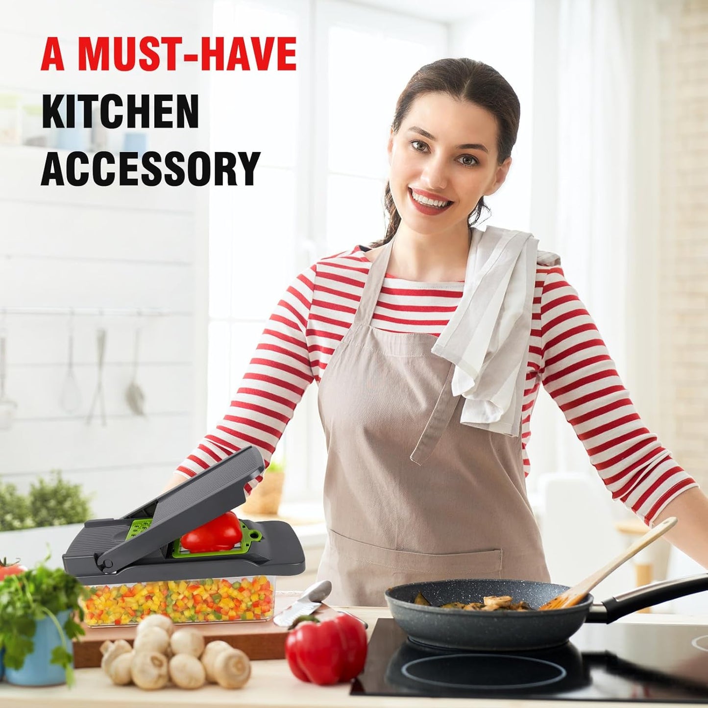 12 in 1 vegetable chopper and slicer