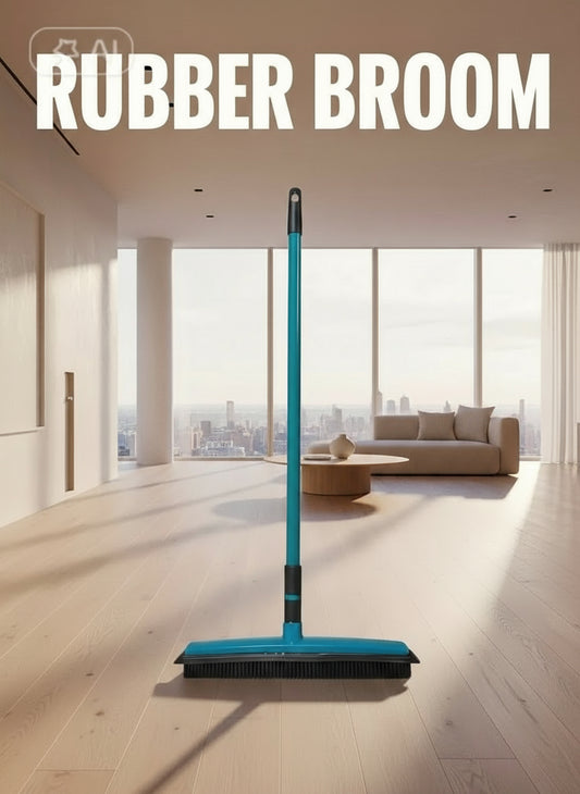 Rubber Broom