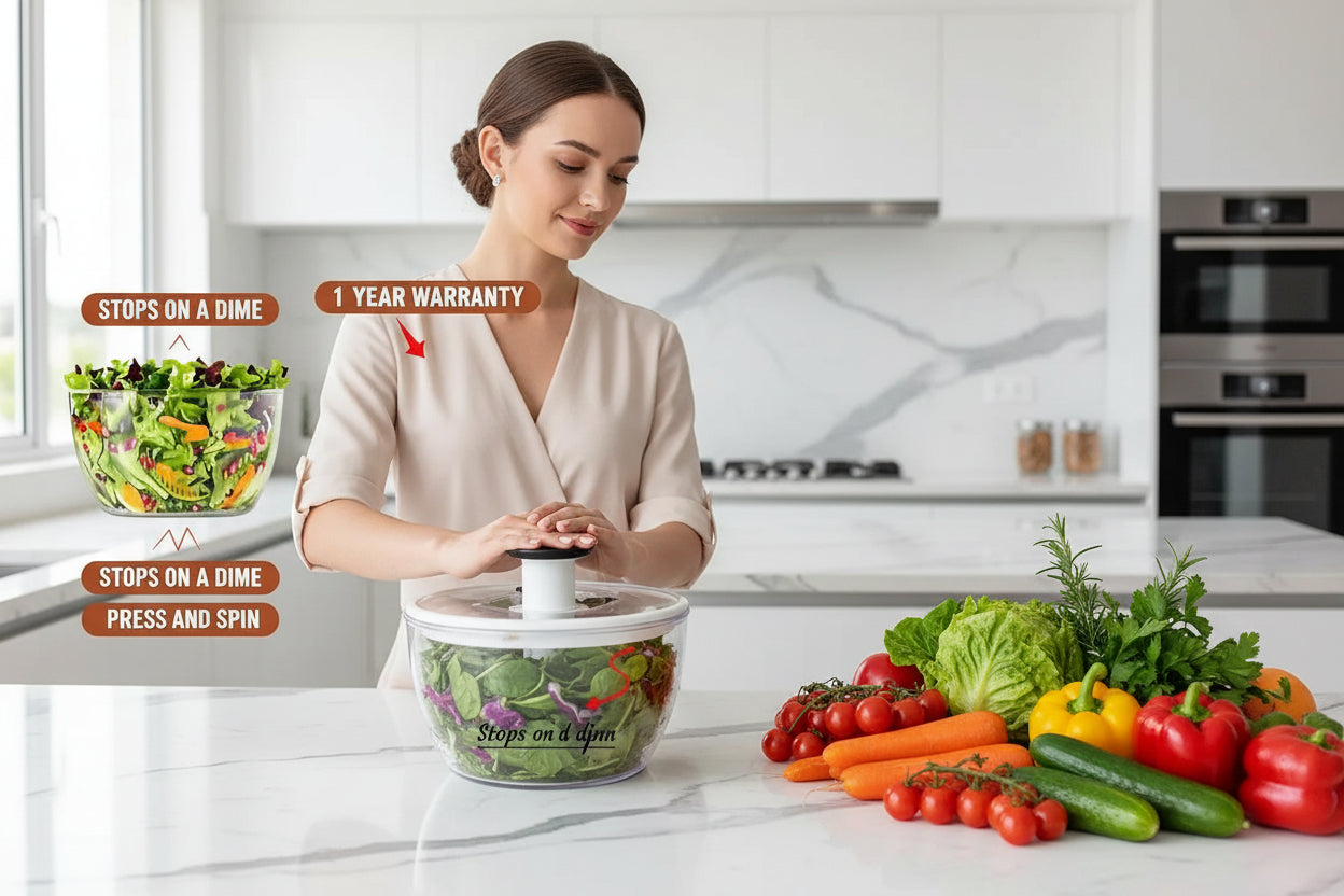 Multi-Function PUMP Salad Spinner
