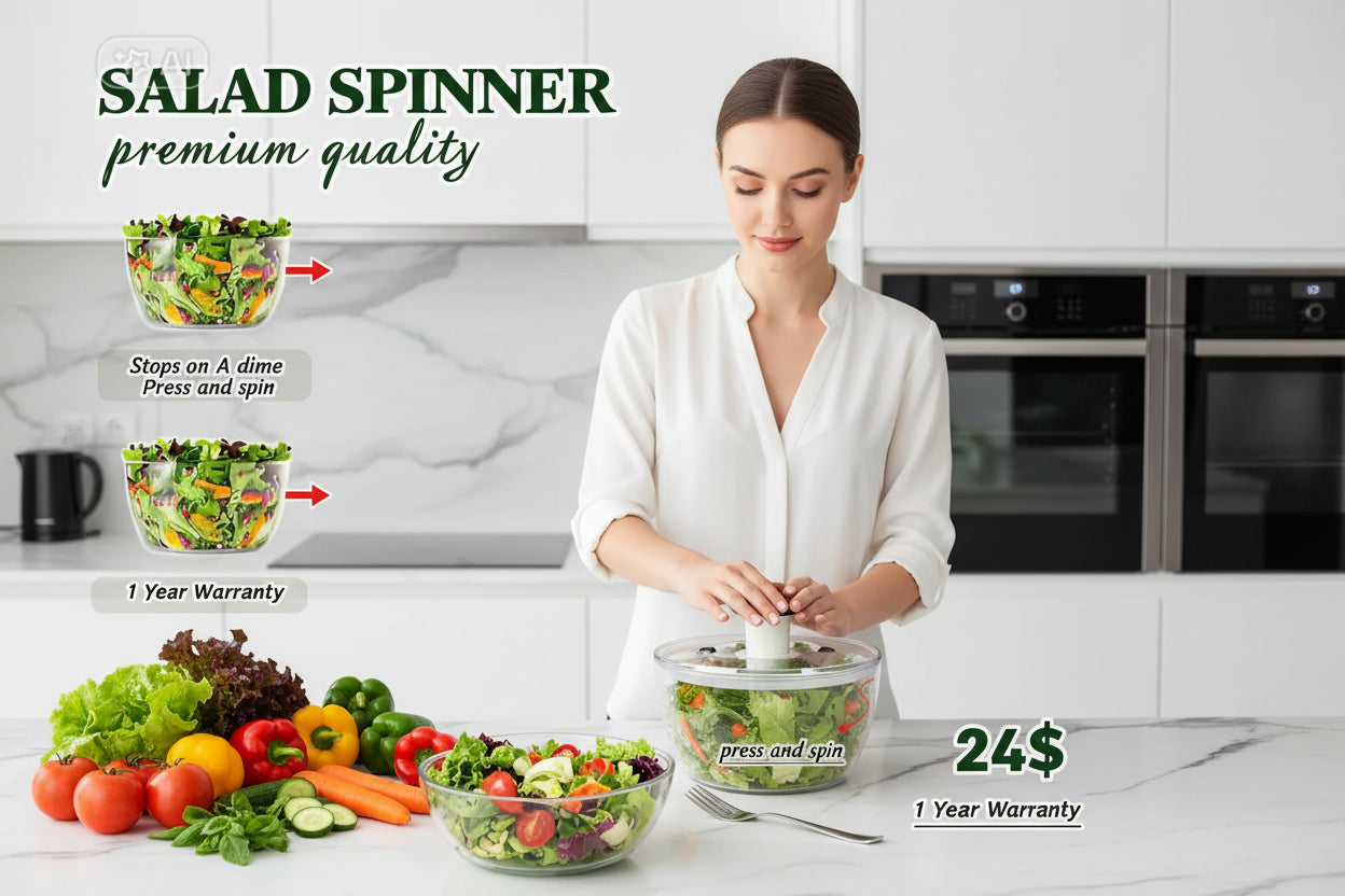 Multi-Function PUMP Salad Spinner